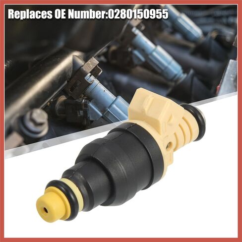ACROPIX 4 Pcs 0280150955 Car Fuel Injector Nozzle Replacement for VW Cabrio 2.0L 1997-2002 for VW Golf GTI Jetta 1993-2000 2.0L EA827 Car Parts in Saudi Arabia