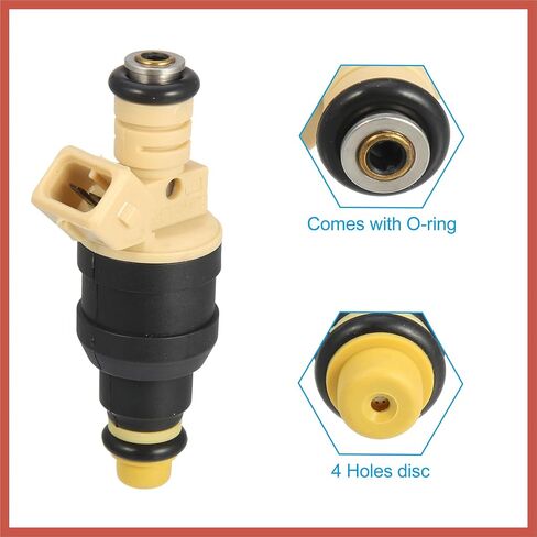 ACROPIX 4 Pcs 0280150955 Car Fuel Injector Nozzle Replacement for VW Cabrio 2.0L 1997-2002 for VW Golf GTI Jetta 1993-2000 2.0L EA827 Car Parts in Saudi Arabia
