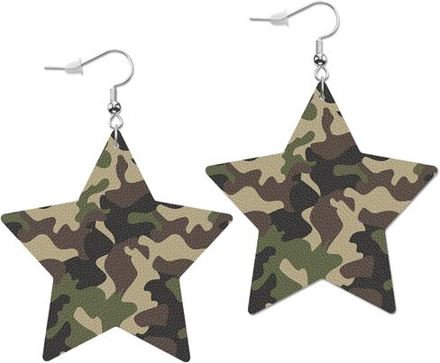 Swono Pink Donut Glaze Leather Earrings Ice Cream Top and Chocolate Decorative Colorful Sprinkles Star Faux Leather Earring Lightweight Dangle Drop Earrings for Women in Kuwait