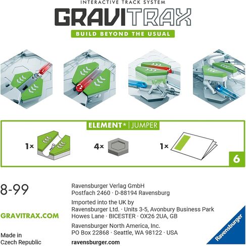 Ravensburger GraviTrax: Jumper Accessory| STEM Toy for Kids Ages 8 and Up | Compatible with All GraviTrax Systems | Ranked No.1 Marble Run System in The U.S in Saudi Arabia