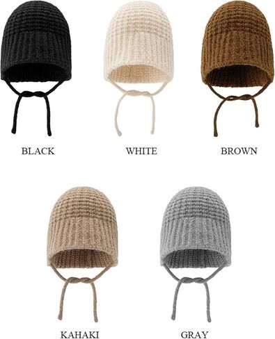 KEYDUACU Soft & Warm Loose Knit Beanie Hat Women's Winter Hat in Kuwait