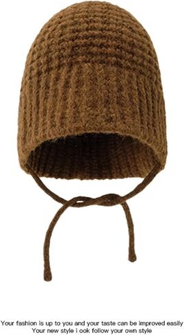 KEYDUACU Soft & Warm Loose Knit Beanie Hat Women's Winter Hat in Kuwait
