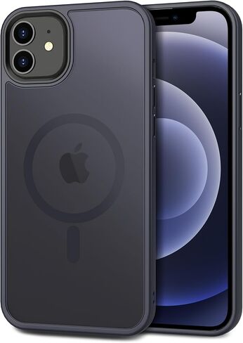 حافظة مغناطيسية CACOE لهاتف iPhone 13 Pro مقاس 6.1 بوصة، متوافقة مع MagSafe وحامل هاتف مغناطيسي للسيارة، غطاء حماية رفيع مضاد لبصمات الأصابع من مادة TPU مقاوم للصدمات (أخضر داكن) in Kuwait