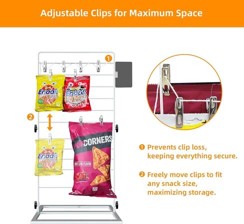 حامل عرض رف الرقائق، منظم الوجبات الخفيفة، لوازم حامل امتياز خشبي دوار على شكل زهرة مع 40 مشبكًا، منظم شرائح مقاوم للماء للمخزن، حامل حقيبة الرقائق، عرض حامل الرقائق للحفلات، رف عرض شرائح التجزئة، طبيعي in Kuwait