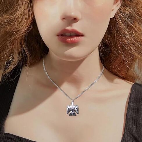 925 Sterling Silver Dainty Western Pendant Necklace, Concho, Thunderbird, Cattle Tag Designs in Kuwait