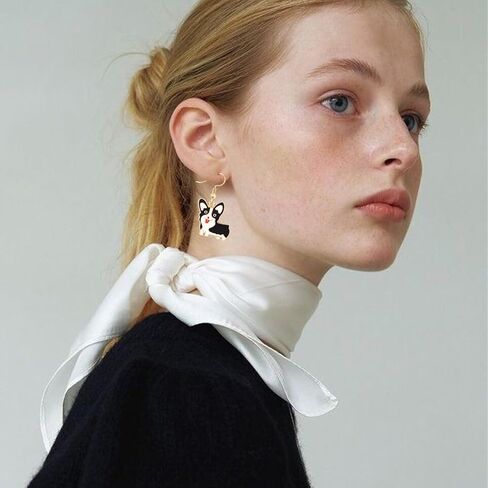 Dog Earrings Cute Animal Puppy Earrings Puppy Pets Jewelry for Sensitive Ears for Women Dog Lovers Gifts Party Favors in Kuwait