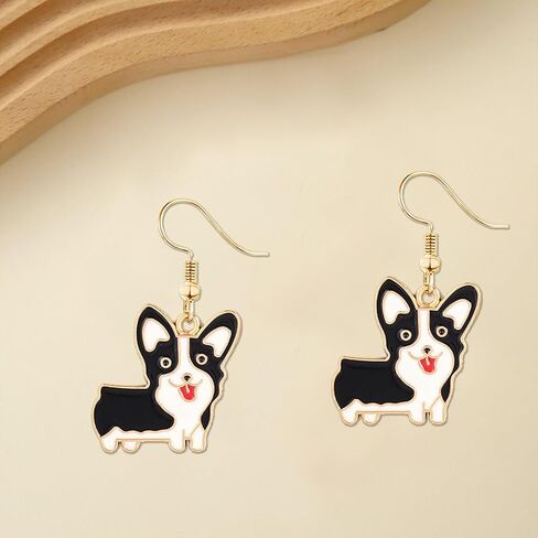 Dog Earrings Cute Animal Puppy Earrings Puppy Pets Jewelry for Sensitive Ears for Women Dog Lovers Gifts Party Favors in Kuwait