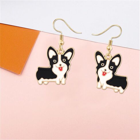 Dog Earrings Cute Animal Puppy Earrings Puppy Pets Jewelry for Sensitive Ears for Women Dog Lovers Gifts Party Favors in Kuwait