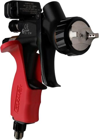 GripFx® Ergonomic Paint Spray Gun Grip for DeVilbiss DV1 PROLite (Right Handed, Bright Red) in Saudi Arabia