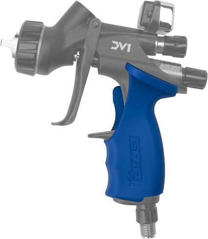 GripFx® Ergonomic Paint Spray Gun Grip for DeVilbiss DV1 PROLite (Right Handed, Bright Red) in Saudi Arabia