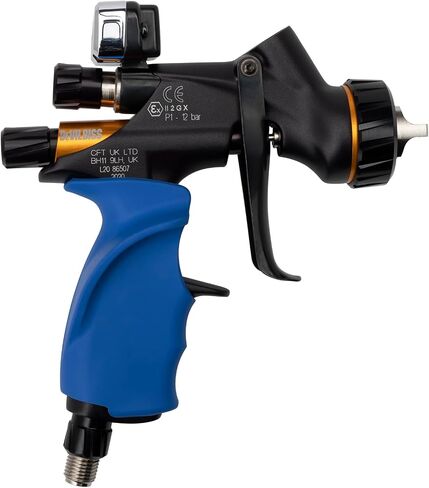 GripFx® Ergonomic Paint Spray Gun Grip for DeVilbiss DV1 PROLite (Right Handed, Bright Red) in Saudi Arabia