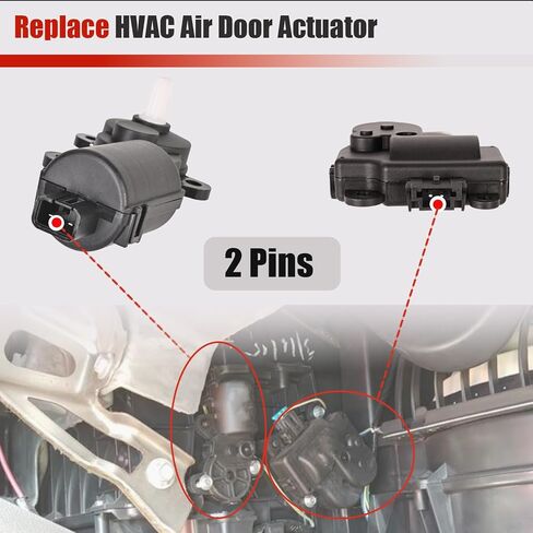 HVAC Air Door Actuator Heater Blend Door Levers Compatible with 2004-2013 Chevy Impala Replaces 604-108 1573517 1574122 15844096 22754988 52409974 in Saudi Arabia
