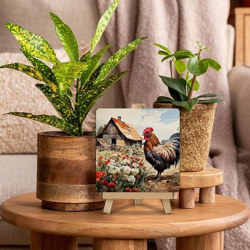 Forest Art Decor Sign Watercolor Pine Tree Wood Sign with Easel Forest Wood Plaque Home Living Room Desk Table Shelf Decor in Saudi Arabia