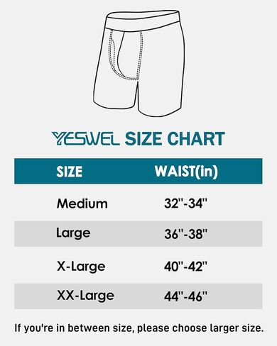 Men's Underwear Boxer Briefs, Performance Athletic Microfiber for Active Sports 3 Pack in Saudi Arabia