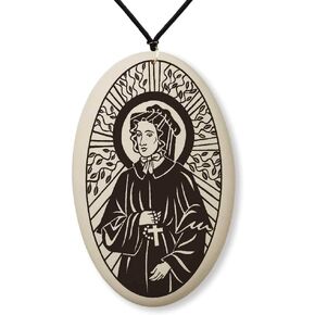 Saint Elizabeth Ann Seton Medal on Braided Cord | Patron of Those who Have Lost a Child or Parent, and for Those with in-Law Problems