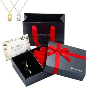 MISS RIGHT Personalized Gifts Tarot Card Necklace 18k Gold Plated Tarot Cards Pendant Necklace Vintage Colorful Charm Necklace Lucky Talisman Hypoallergenic Tarot Necklace for Women and Men Gift