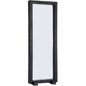 Baluue 3D Floating Frame with Stand, Display Case, Small Shadow Box for Earrings, Rings, Brooch, Black, 11x30cm (Black)