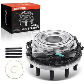 A-Premium Front Wheel Bearing and Hub Assembly with ABS & 10-Lug Compatible with Ford F-450 Super Duty 2005-2010, F-550 Super Duty 2005-2010, RWD Only