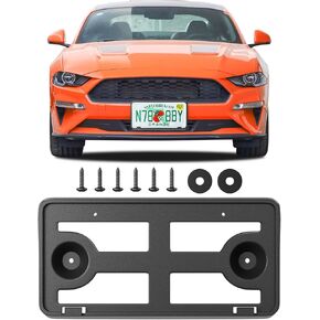 License Plate Frame for Ford Mustang 2018 2019 2020 Accessories Front Bumper License Plate Bracket Holder FO1068169 JR3Z17A385AA