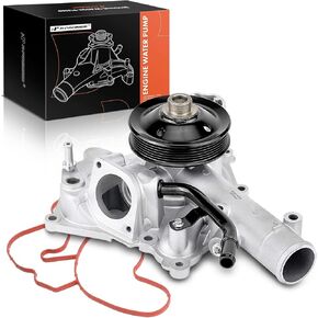 A-Premium Engine Water Pump with Gasket & Pulley Compatible with Ram 2500 3500 2014-2022 Ram 4500 5500 2014-2018 V8 6.4L