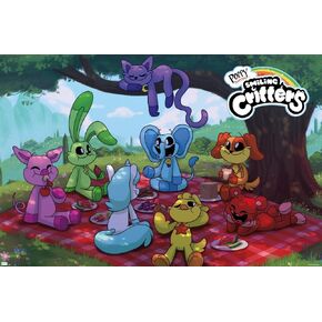 Trends International Poppy Playtime: Chapter 4 - Smiling Critters Picnic Wall Poster, 34L x 22.4W, Unframed Version