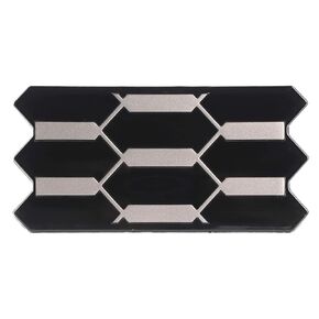 Qiilu Front Grill Garnish Radar Sensor Cover, 53141‑35060 Radar Sensor Cover Fit for Tacoma TRD PRO 2018‑2019