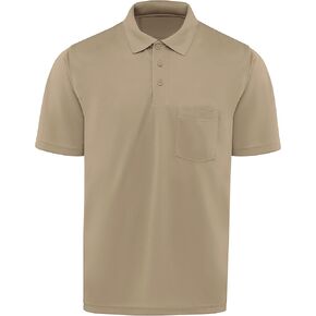 Red Kap Men's Short Sleeve Performance Knit Pocket Polo