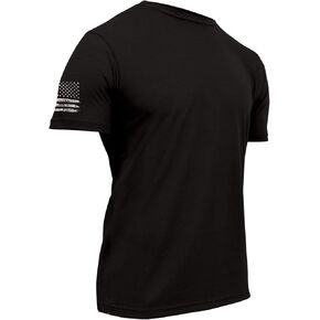 Rothco Tactical Athletic Fit T-Shirt (US, Alpha, Small, Regular, Regular, Black)