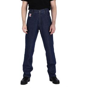 FR جينز للرجال Cargo Utility 10.5oz مغسول مسبقًا NFPA2112 CAT2 سروال مقاوم للهب/مقاوم للحريق