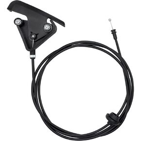 Hood Release Cable & Pull Handle Compatible with Dodge Ram 1500 2500 3500 1994-2005 Pickup Truck Hood Latch Cable Replace 912-086 55076343 55075422 55275849AA
