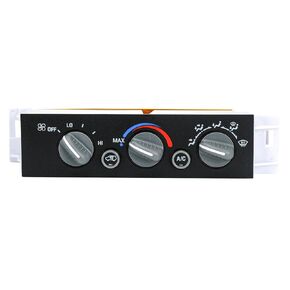 AC Heater Control Panel Climate Control Module Switch Without Rear Window Defogger for Chevy Truck GMC C1500 C2500 C3500 K1500 K2500 K3500 Truck 1996-1999 9378815 599-007 16231175