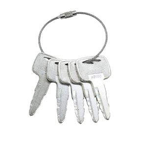 PLETNZOM A5160 91A07-01910 Ignition Keys Compatible with Mitsubishi Caterpillar CAT FG Forklift Series (5)