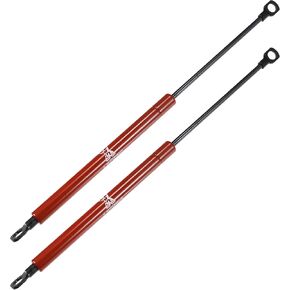 X AUTOHAUX 2 Pcs 15inch 45Ibs/200N Red Lift Supports Struts Shocks Gas Spring Universal for RV Car Truck Boat