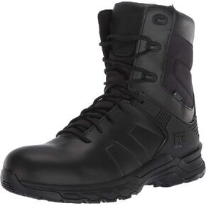 حذاء Timberland PRO الرجالي Hypercharge مقاس 8 بوصة ذو مقدمة ناعمة وسحاب جانبي مقاوم للماء للعمل الموحد التكتيكي