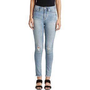 Silver Jeans Co. Women's Note High Rise Skinny Jeans-Legacy