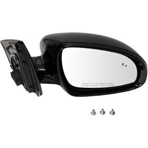 TRQ Right Mirror with Heat Power Folding with Blind Spot Indicator Passenger Side Compatible with 2020-2022 Kia Sportage KI1321251