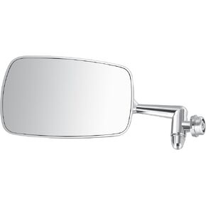 "DASPARTS 151857501 Mirror Left Luxury Zinc Diecasting Version(Not Stainless Steel Housing) Chrome Stock Style For 1968-79 Beetle Super Beetle Convertible"