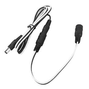 Solar Extension Cable, DC to DC Solar Panel Fan Connection Cable Wire with Male Connector 5.5 to 2.1, Adapter Connector Cable for Outdoor Automotive, Marine