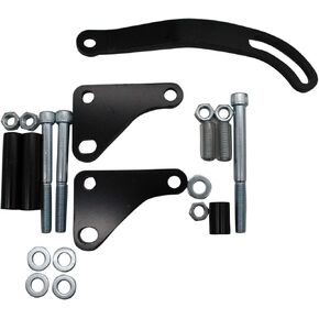 Black Power Steering Pump Mounting Bracket 3129BK Compatible for SB Chevy