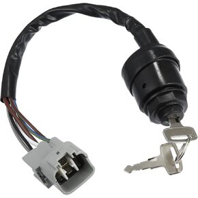 X AUTOHAUX ATV UTV Ignition Key Switch 3 Position for Kawasaki KAF1000 KAF820 Mule PRO DX DXT FXT FXR 750 800 Ignition Switch Assy with Keys 27005-0585 27005-0643