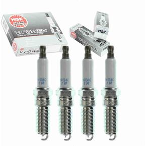 4 pc NGK V-Power Spark Plugs compatible with Chrysler PT Cruiser 2.4L L4 2003-2009