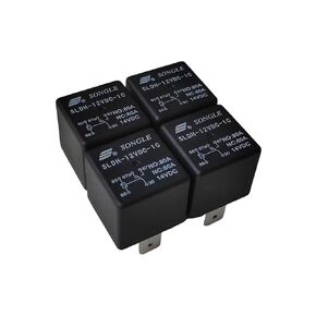4pcs SLDH-12VDC-1C 80A 12V 5pin SPDT Automotive Relay