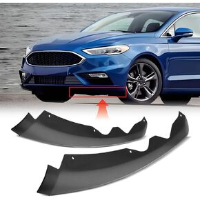 Front Bumper Grille Lower Molding Trim Fit 2013 2014 2015 2016 For Ford Fusion, Driver and Passenger Side Front Bumper Lower Lip Replacement Part