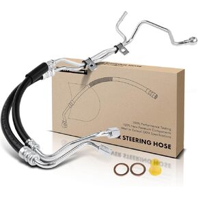 A-Premium Power Steering Pressure and Return Line Hose Assembly Compatible with Subaru Outback Legacy 2000-2004 Baja 2003-2006 H4 2.5L