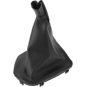 Gear Shift Stick Gaiter for BMW E39 1995-2004 Gear Stick Knob Cover Boot Shift Cover Dustproof Leather 1 Pc Black