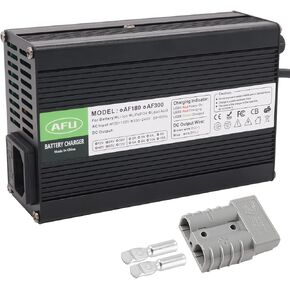 36 Volt 36V 5A Lead Acid Battery Charger with DC Output 50A Anderson Connector for 36V Lead Acid AGM Gel VRLA OPZV Battery 36V Smart Chargrer