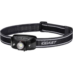 Coast FLX40R 800 Lumen Built-in Rechargeable Battery LED Headlamp with Twist Focus Lens Ultra Strap