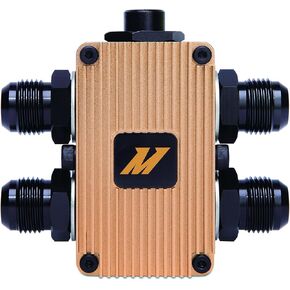 Mishimoto - MMOP-EXTFC In-Line Oil Thermostat Black/Gold