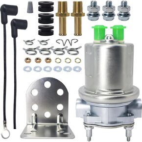 Fuel Systems Electrical Fuel Pump Automotive Replacement Universal Inline Electric Fuel Pump 12V 72 Gph 5-9 Psi NPT 1/4" Compatible with Ethanol/Methanol/Diesel/Gasoline (P4594)