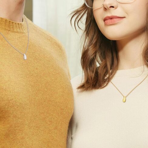 MISS RIGHT Teardrop Necklace Gold Necklace for Women Water Tear Drop Charm Collar Necklace Dainty Pendant Necklace Waterdrop Shape Trendy Jewelry Gift Valentines Day Jewelry Gifts in Saudi Arabia